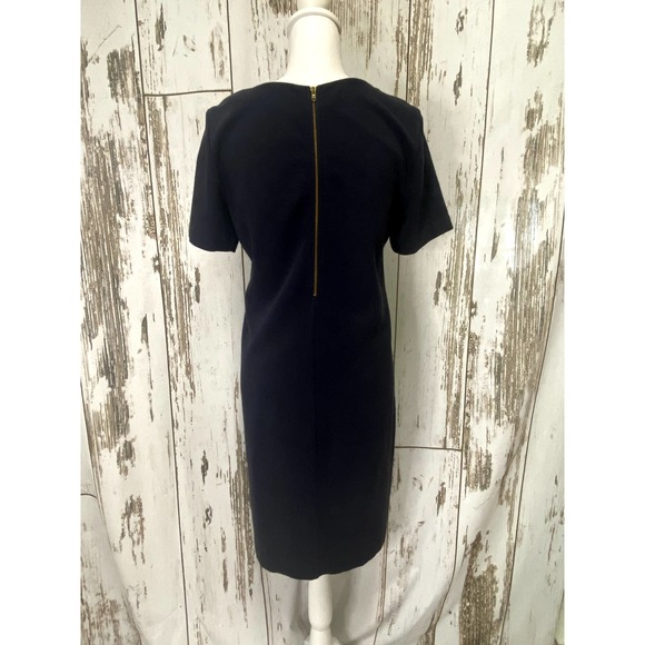 J. Crew Navy Blue And White Dress - Picture 3 of 4